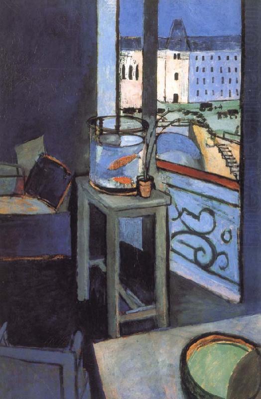 Henri Matisse Fish tank in the room